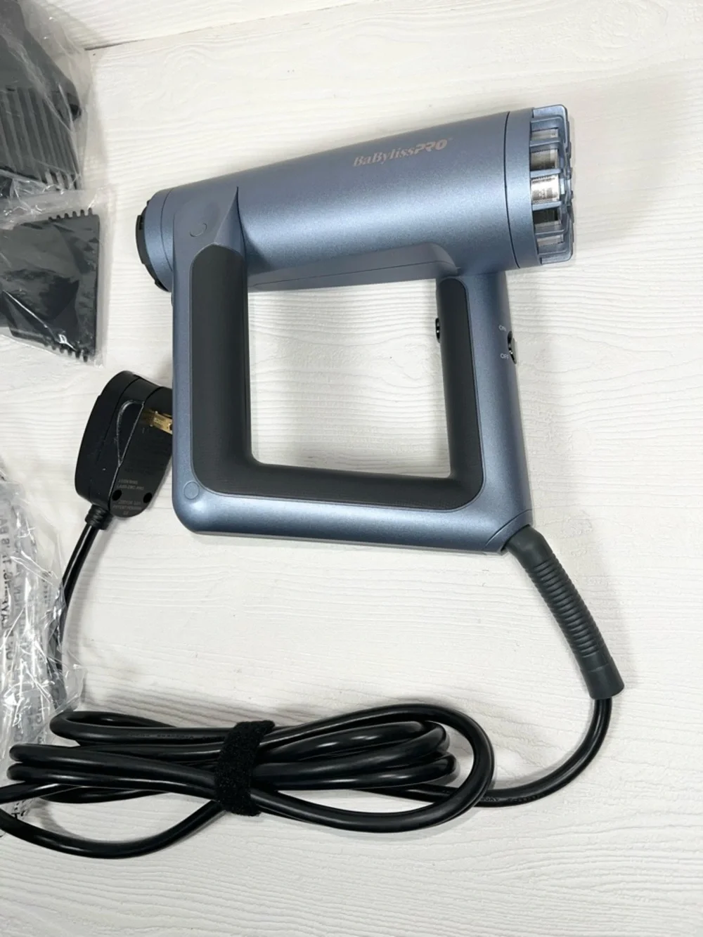 BaBylissPRO Nano Titanium AirSquared Professional Hair Dryer with Diffuser